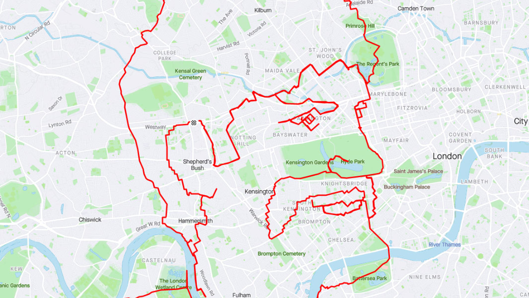 "Pedalling Picasso" breaks record with huge GPS drawing for Movember