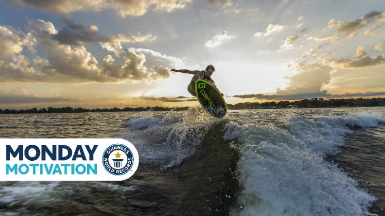 Monday Motivation: Hunter Sims, record-breaking wakesurfing for a cause