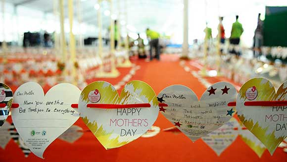 Singapore social welfare organisation celebrates Mother’s Day with record attempt