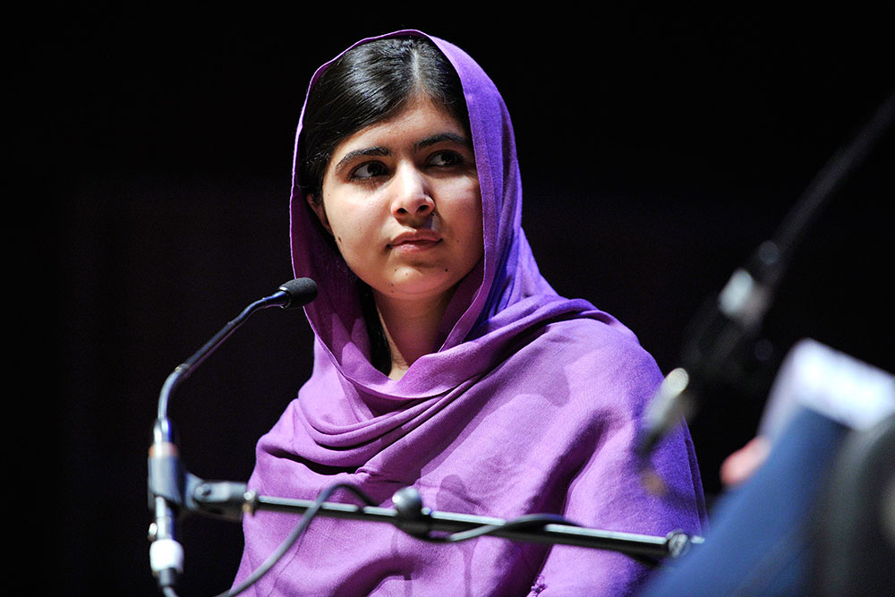 Malala Yousafzai spoke at WOW 2014, at the Southbank Centre in London, UK. ©Southbank Centre