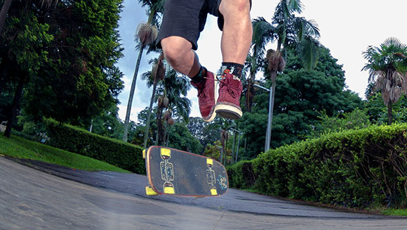 Video: Watch Brazilian skateboarder break incredible rail flip record