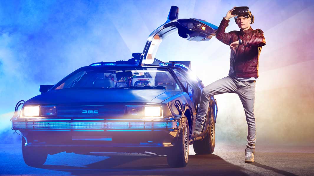 How the Back to the Future photo shoot with record-holding gamer Nathie was created