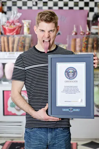 Video: Nick Stoeberl has the world's longest tongue | Guinness World