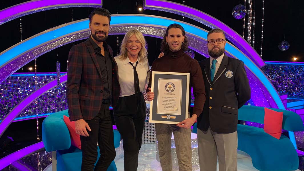 Graziano Di Prima achieves Guinness World Records title on Strictly Come Dancing: It Takes Two 