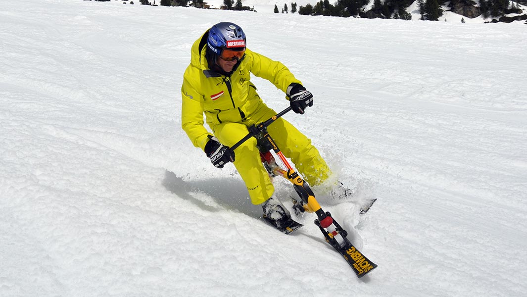 Ski instructors achieve 24-hour snow bike record in Austria