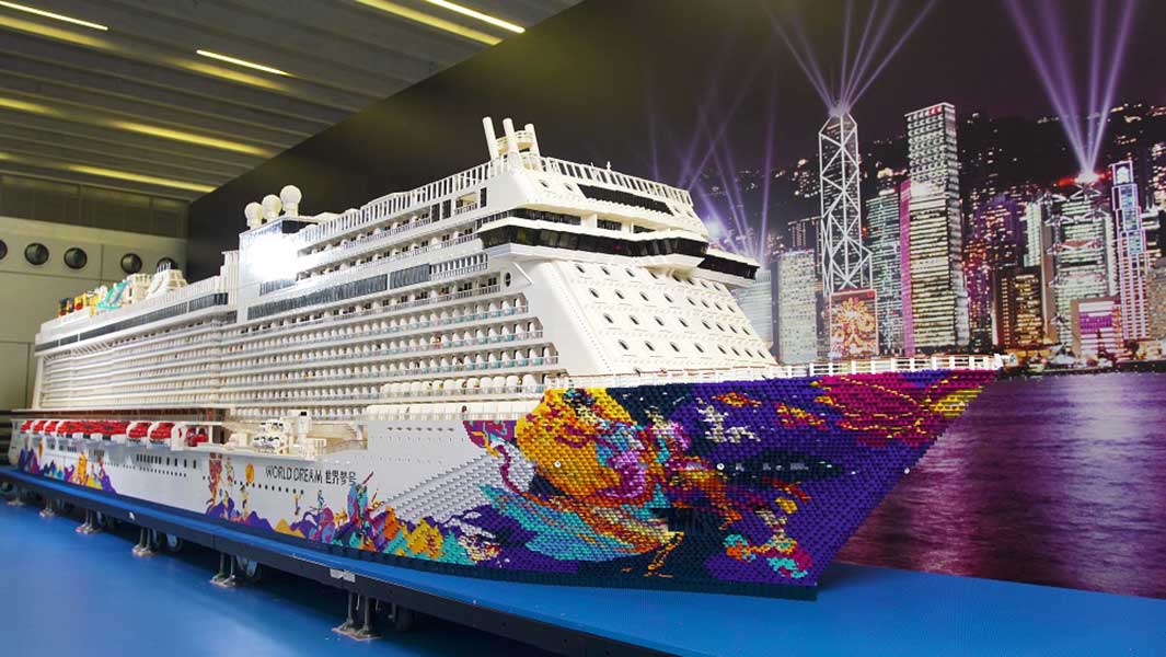 Video: The world's largest LEGO ship has been made using more than 2.5 million bricks