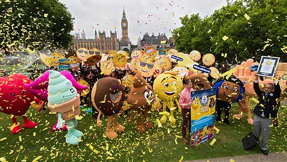 World Emoji Day: ‘The Emoji Movie’ sets record after hundreds dress up as the popular smileys
