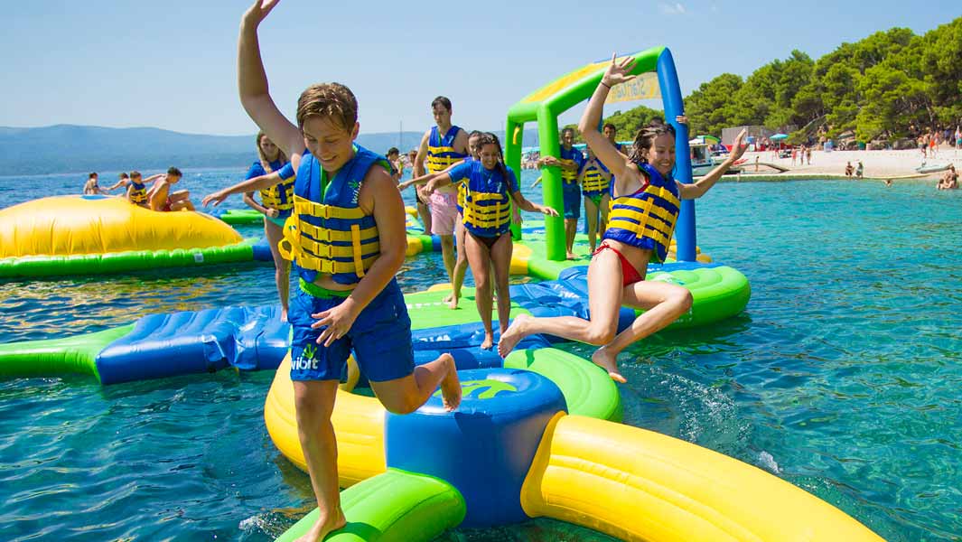Have a splash at the largest inflatable aqua park in Bali!