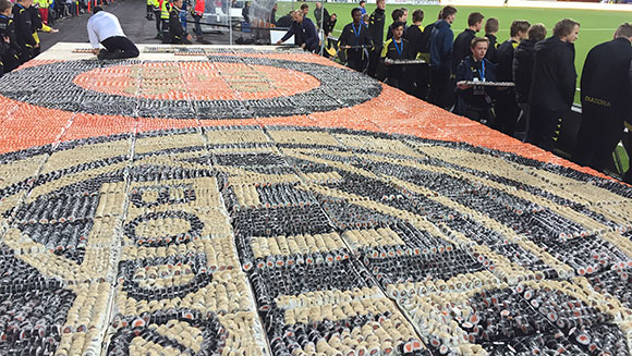 World’s largest sushi mosaic sets record for Norway