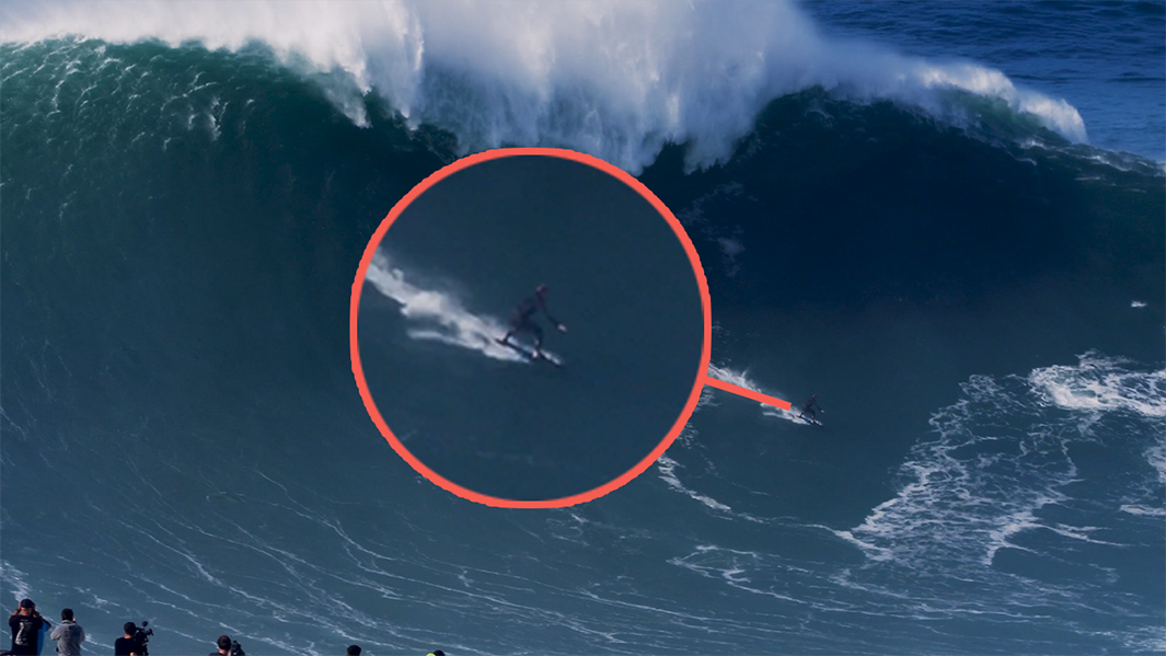 Sebastian Steudtner surfs giant wave and smashes world record