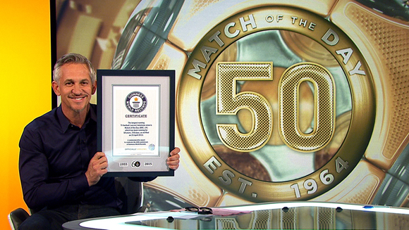 Match of the Day caps 50th anniversary season in style with world record