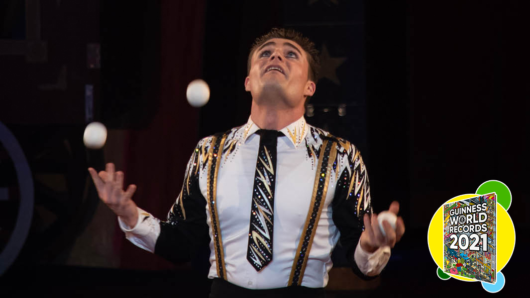 World-class juggler Michael Ferreri holds 15 records 