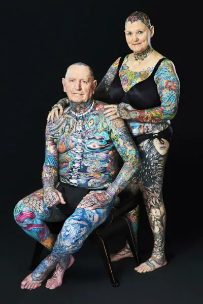 Senior Citizen Breaks Record For Most Tattoos On The Body Guinness World Records