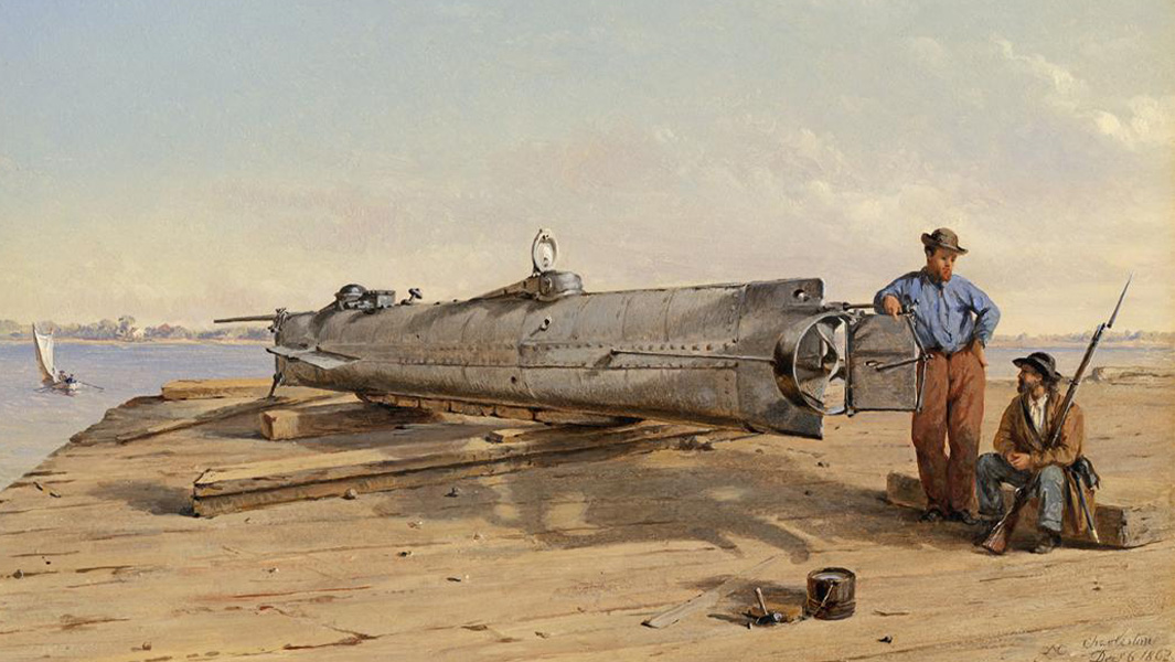 The blundering Confederate submarine that sank itself three times