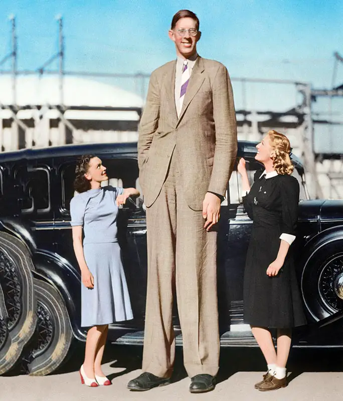 On This Day In The Tallest Man Ever Is Born Guinness World Records