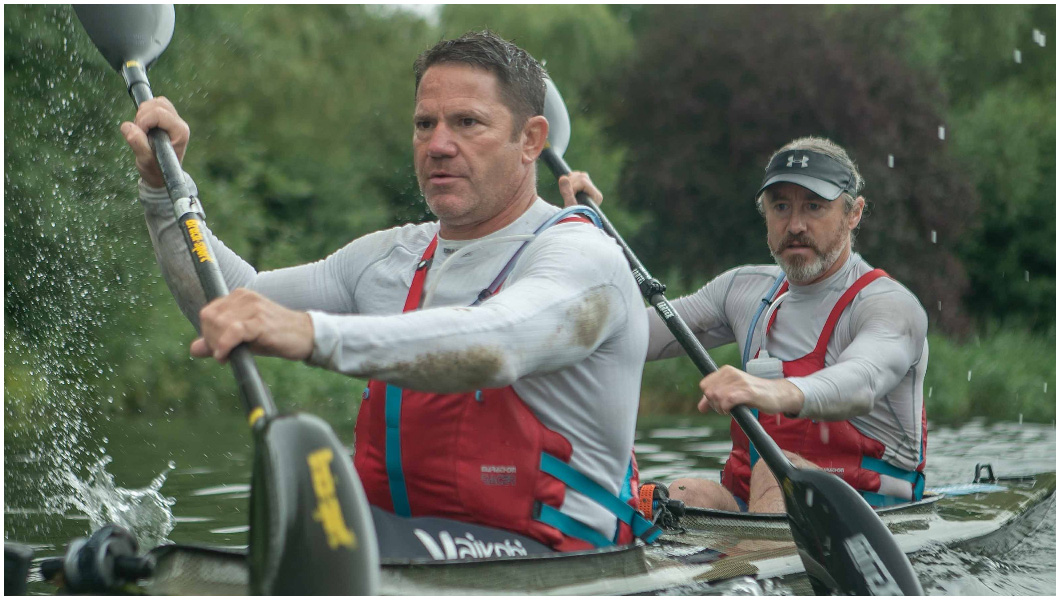 BBC presenter Steve Backshall partners up with friend to break nail-biting rowing record