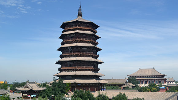 Guinness World Records awards record certificate for towering wooden pagoda in China
