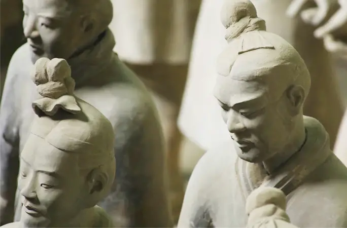 terracotta warriors face