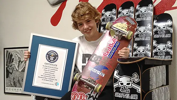 Tom Schaar – the boy who landed first 1080 spin Guinness World Records