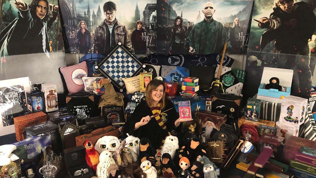 Harry Potter and Fantastic Beasts superfan has world's largest Wizarding World collection