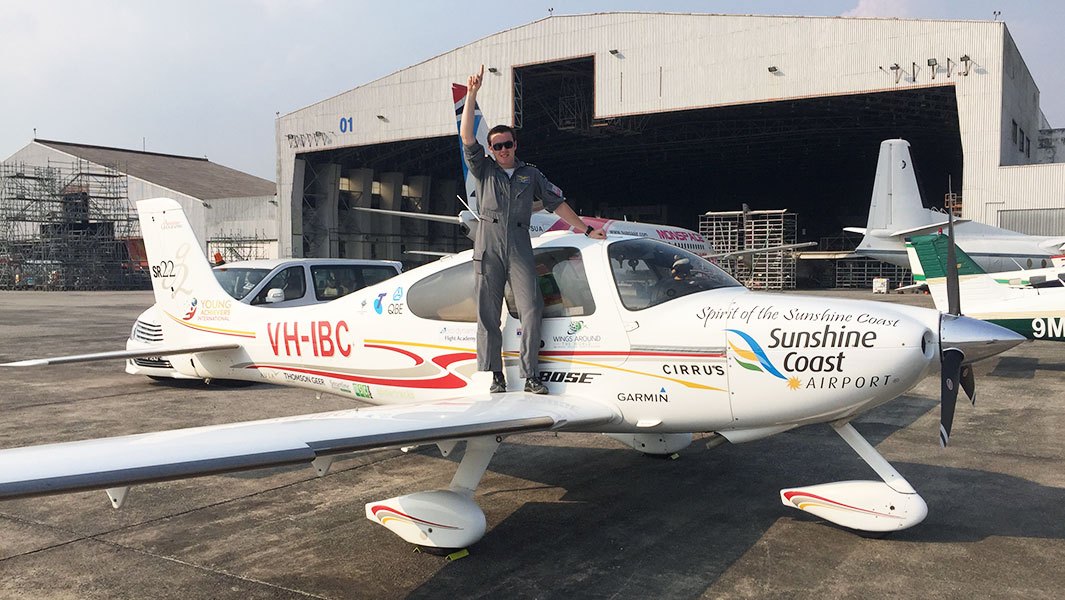 Aussie teen flies into record books for solo circumnavigation by aircraft