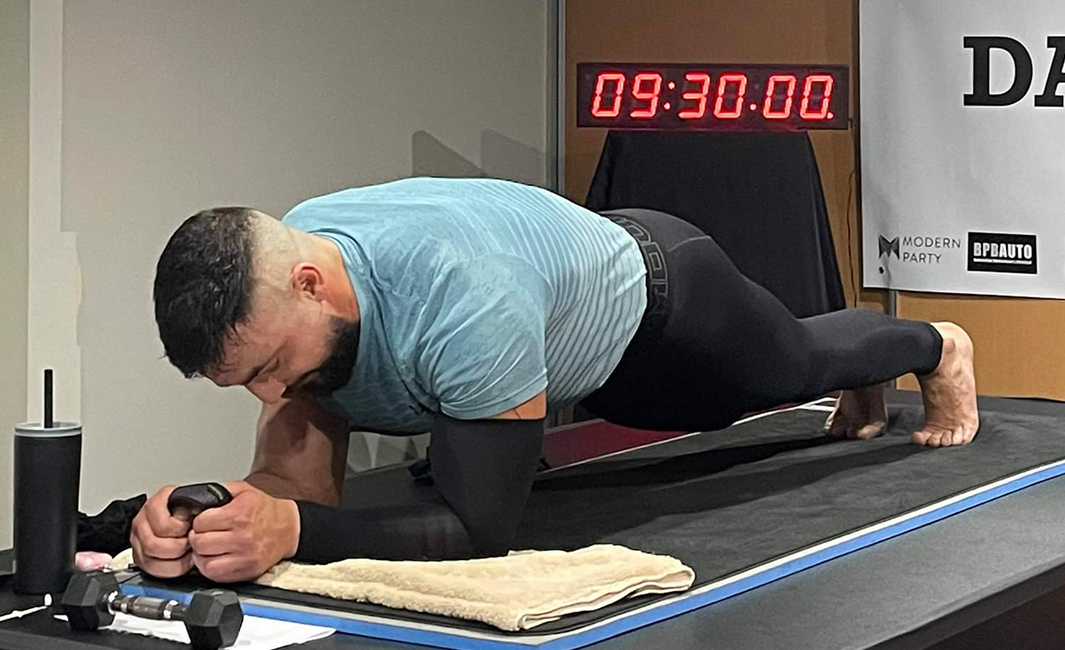 Longest plank record smashed with staggering new time