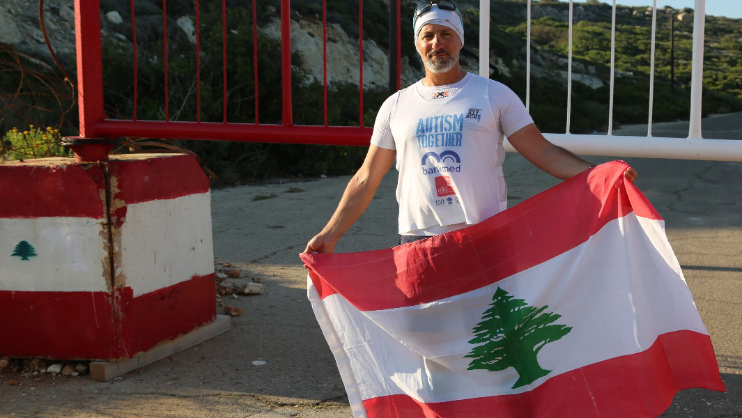 Adventurer runs across Lebanon and dedicates his record to people with autism