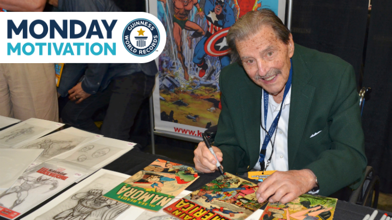Monday Motivation: How Ken Bald is still bringing comic book heroes to life at 96
