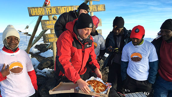 Pizza Hut makes delivery to top of Mount Kilimanjaro to earn Guinness World Records title