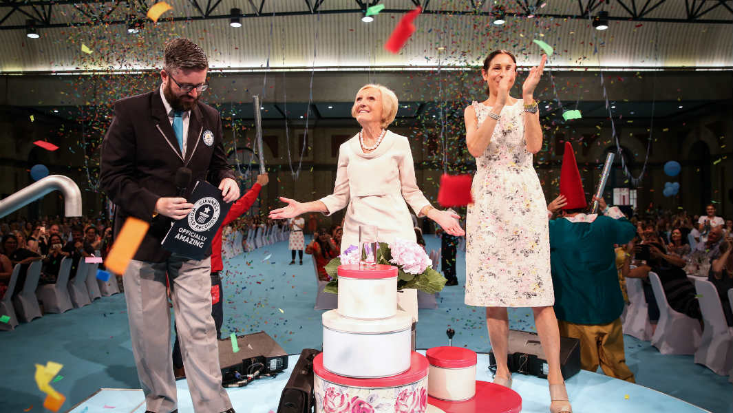 Mary Berry and Cath Kidston host world's largest tea party with nearly 1,000 guests