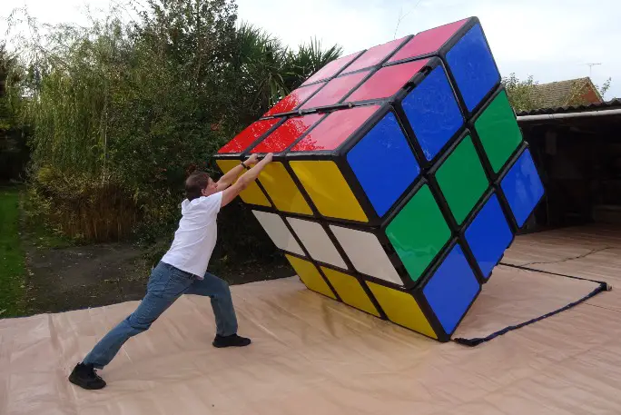rubix cube in a cube