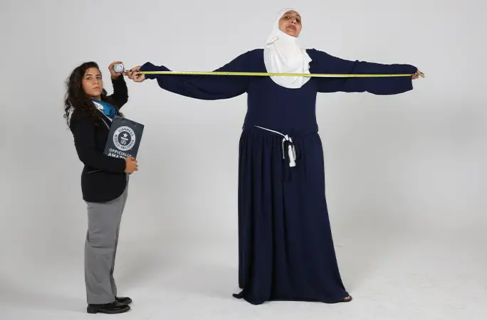 the longest arms in the world