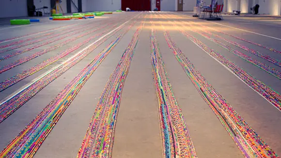 10-year-old's 6,292-foot loom band bracelet breaks Guinness record 