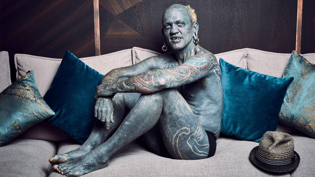 'I’m no different to anyone else' - meet Lucky Diamond Rich, the world's most tattooed man
