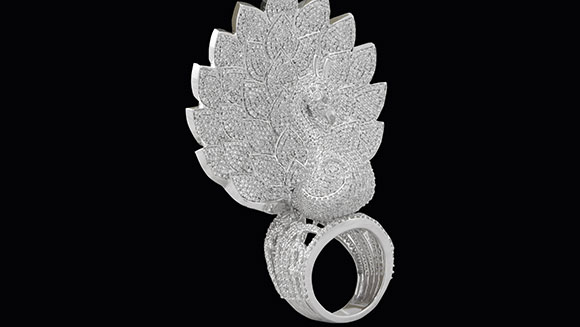 Be dazzled by this £1.7 million ring and its 3,827 record-breaking diamonds