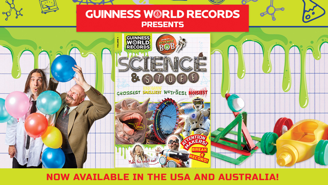 Discover the grossest and noisiest records in Guinness World Records: Science & Stuff