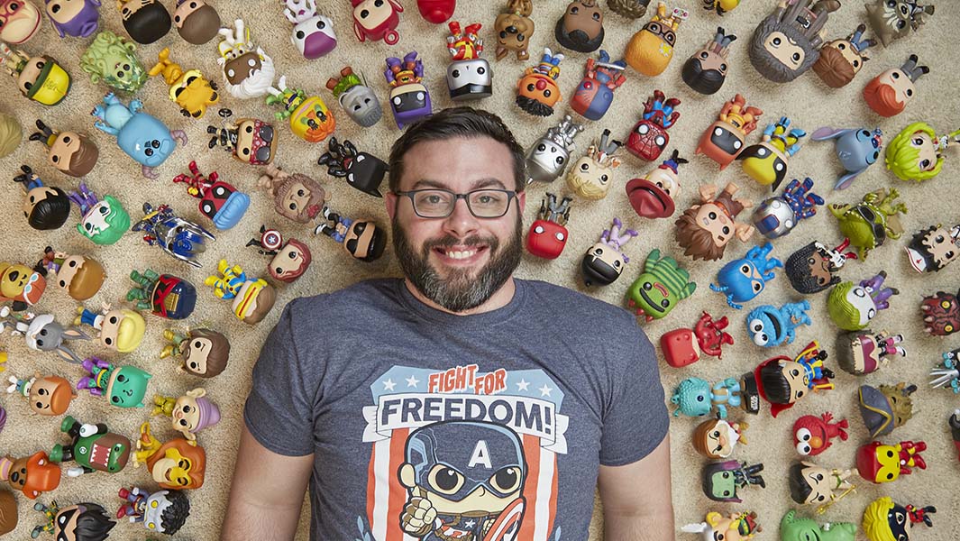 Largest collector of Funko Pops! owns over 5,000 figurines 
