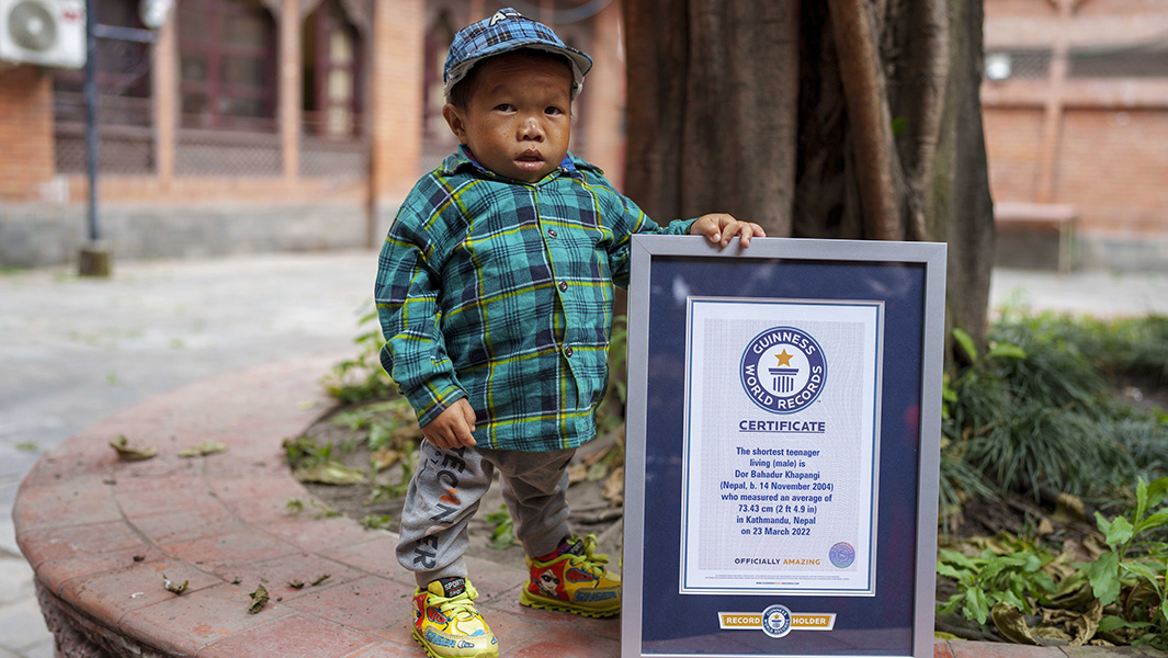 Nepalese teen confirmed as shortest in the world