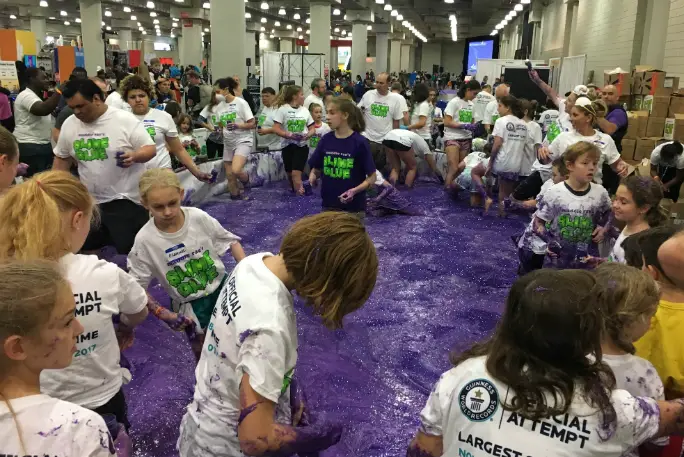 Twelve-year-old slime-maker achieves the world’s largest slime ...