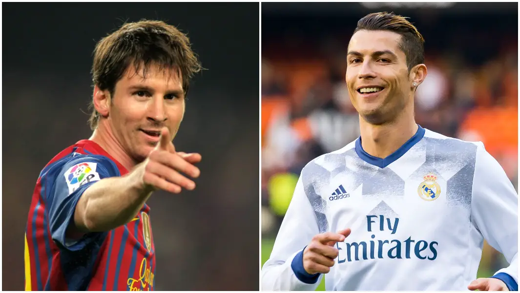 Cristiano Ronaldo and Lionel Messi come together for first-ever