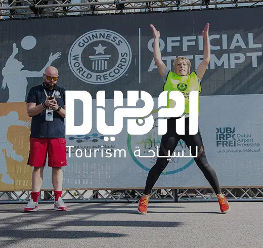 dubai tourism - man doing exercise