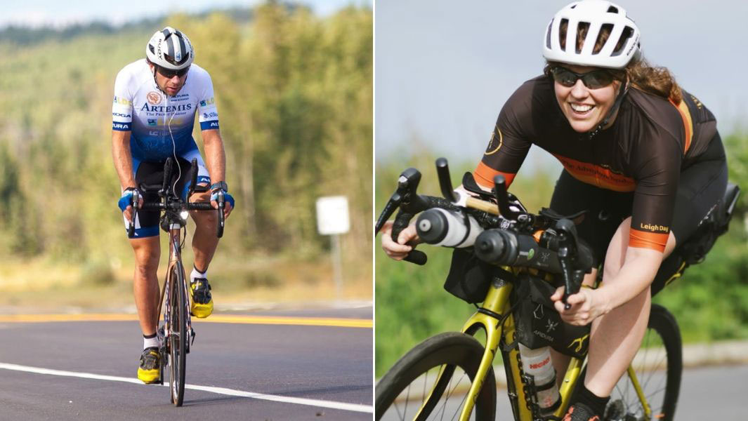 Mark Beaumont and Jenny Graham
