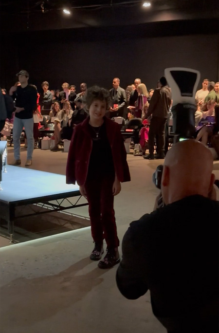 Max getting photographed