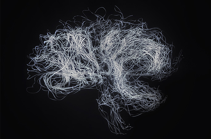 The string of paper cut from one sheet