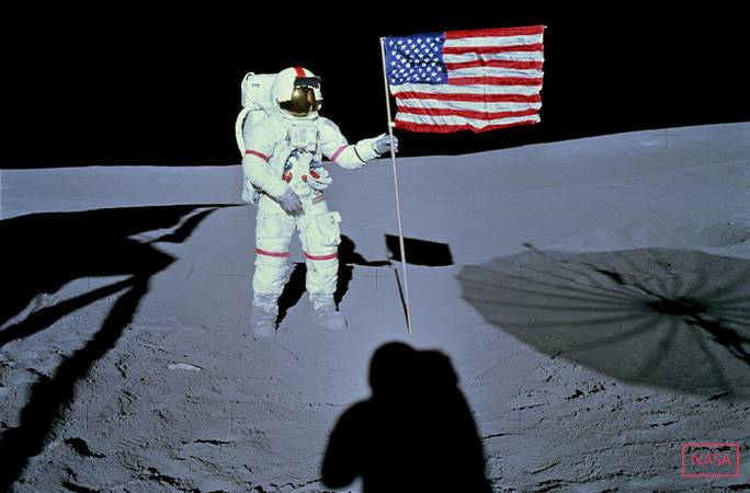 Alan Shepard during Apollo 14