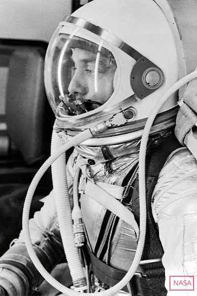 Alan Shepard pictured in 1961