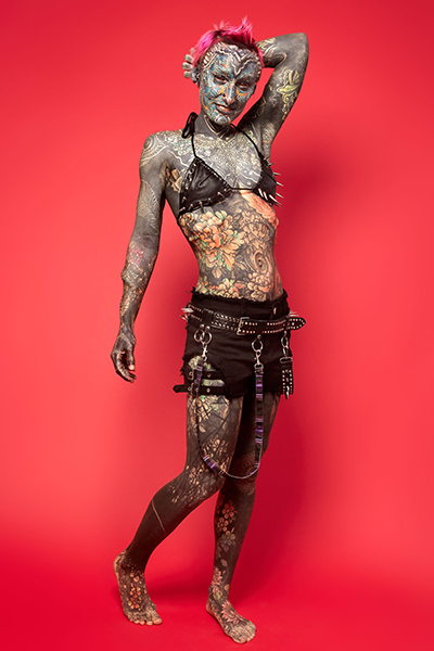 Most tattooed woman