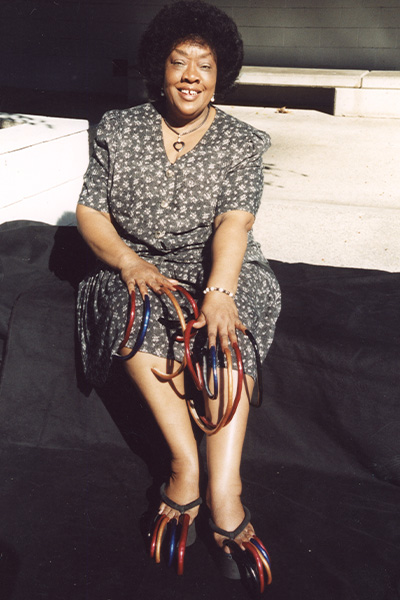 Louise Hollis posing