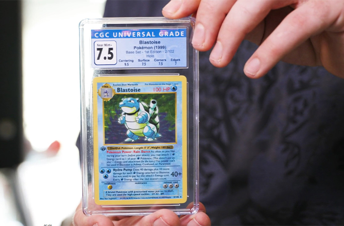 A Blastoise card