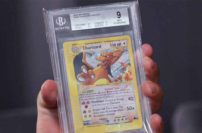 A Charizard card